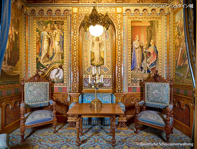 【世界遺産】白亜の名城「ノイシュバンシュタイン城」入場＆アルプ湖散策