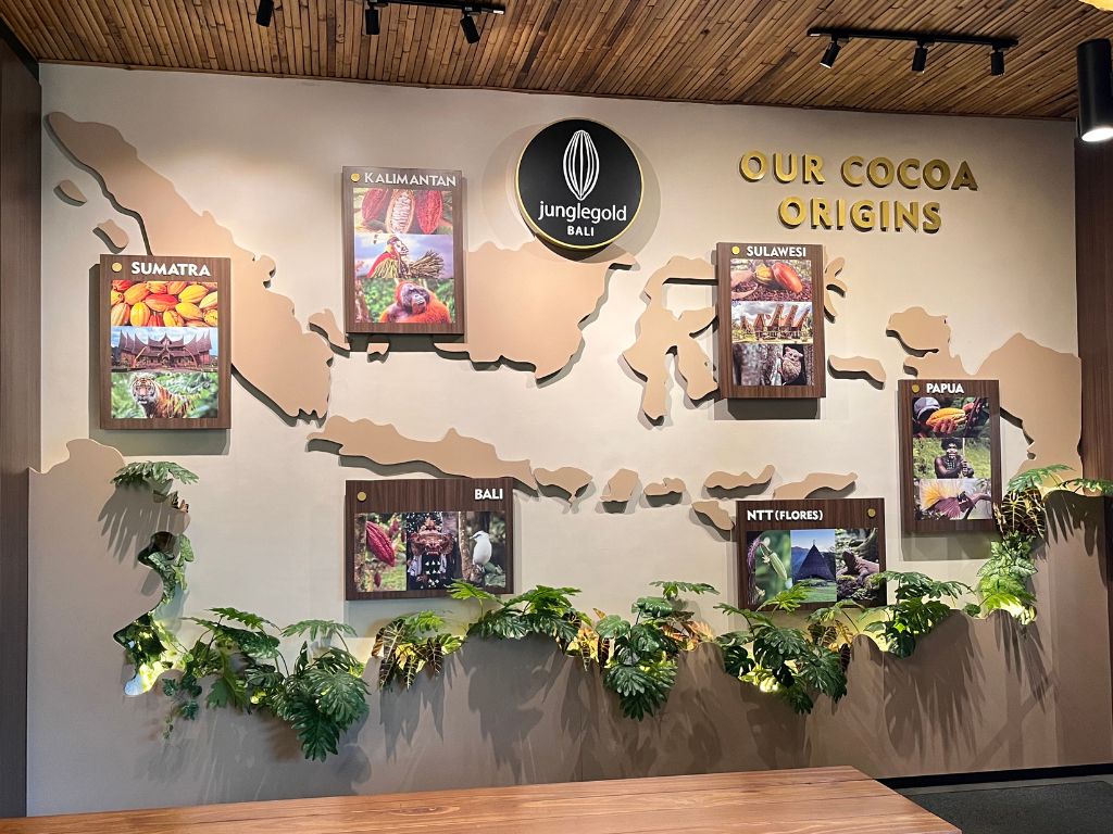 インドネシアカカオ産地