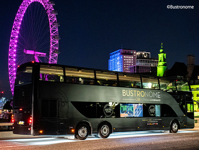 お食事しながら優雅にロンドン観光・バストロノームディナー