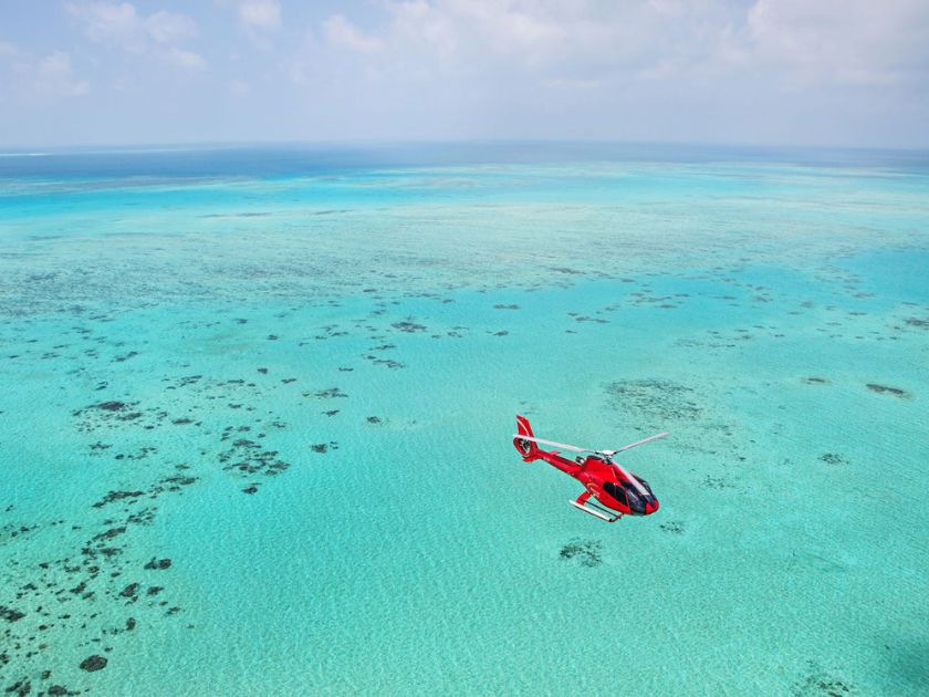 【世界遺産】ケアンズ発着・グレートバリアリーフ ヘリコプター遊覧飛行