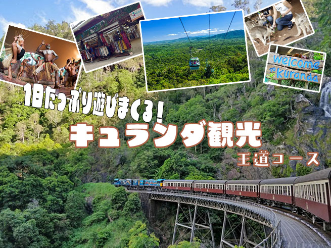 【キュランダ鉄道で行く熱帯雨林の村】世界遺産をまるっと1日満喫！デラックスコース（送迎付き）