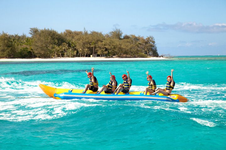 マニャガハ島 バナナボート