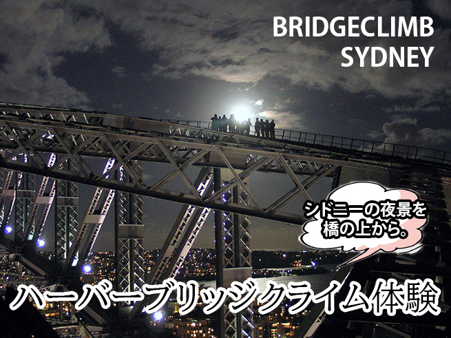【ブリッジクライム・サミットナイト】星と街明かりの絶景へ！ハーバーブリッジ登頂ツアー