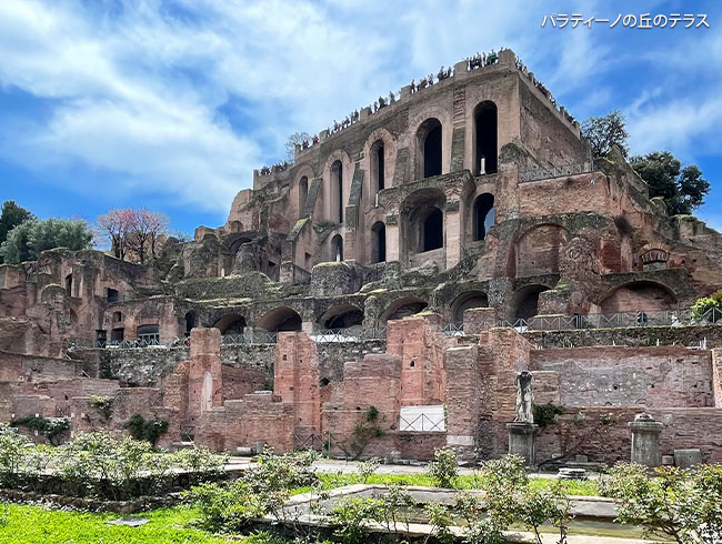 フォロ・ロマーノ  遺跡  パラティーノの丘のテラス
