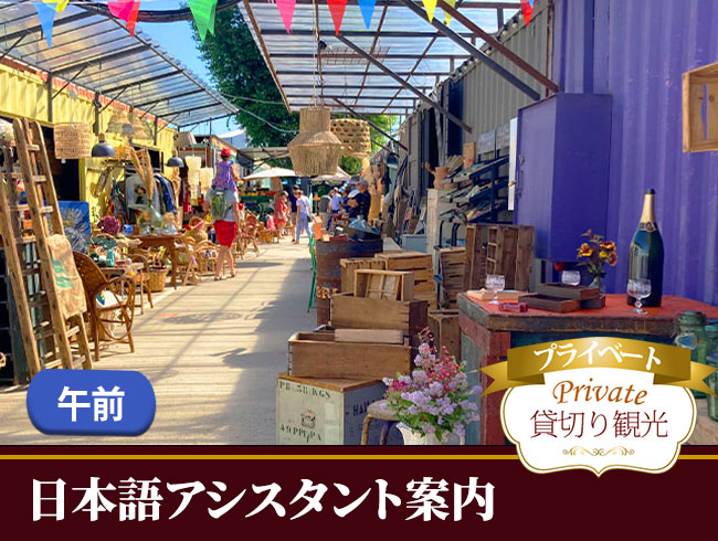 フランスで２番目に大きいリヨン「運河の蚤の市」（日本語プライベート案内）