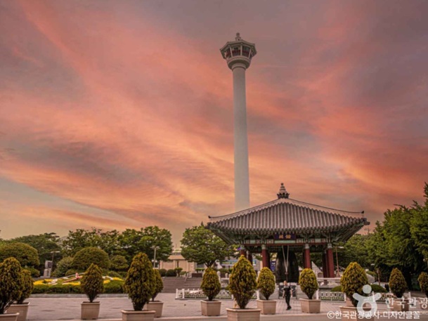 🗼ダイヤモンドタワー(旧:釜山タワー)入場・龍頭山メディアパーク🌟
