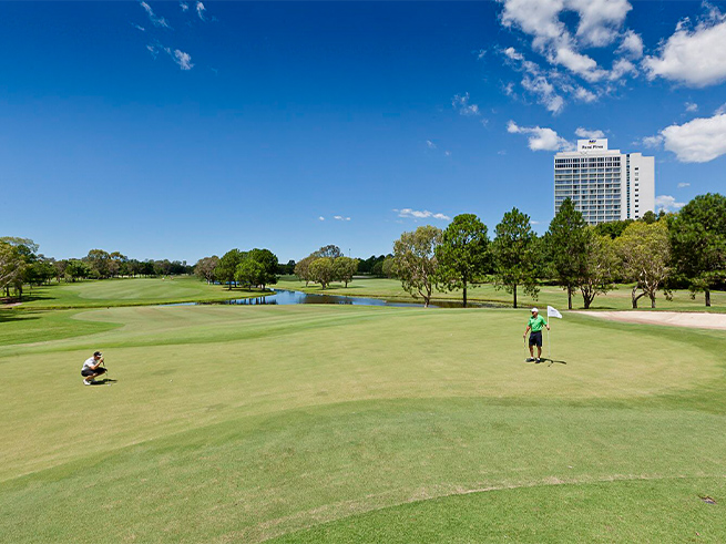 初心者でも安心のフラット＆見通し抜群コース⛳