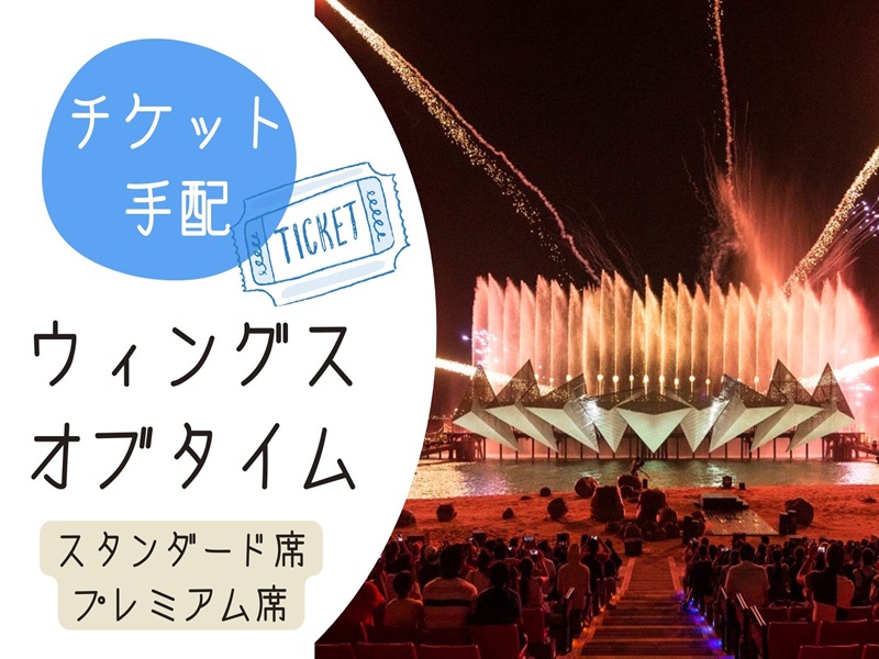 【チケット手配】＜シンガポール人気ナイトショー＞ ウィングス・オブ・タイム＠セントーサ島　