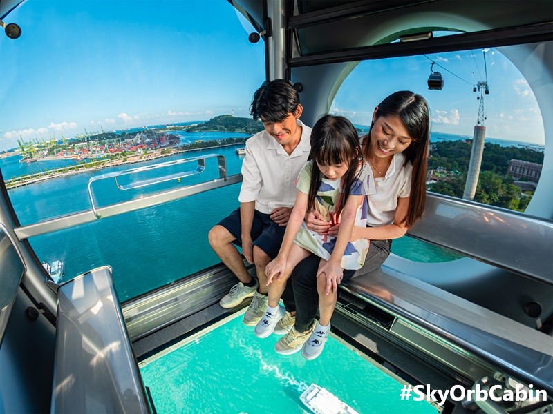 スカイオーブ・キャビン:世界初のクローム仕上げ球体型ケーブルカーキャビンで空の旅へ!