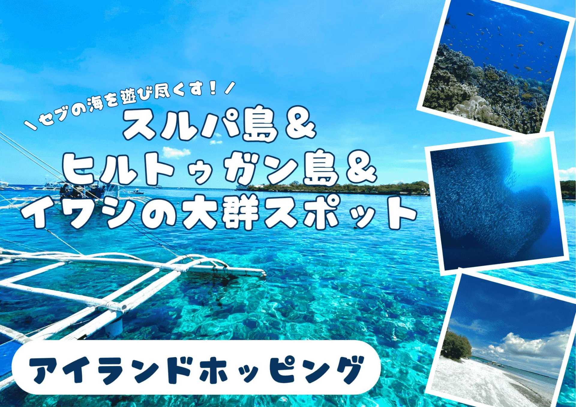 スルパ島＆ヒルトゥガン島にてシュノーケリング＋イワシの大群スポットへ！