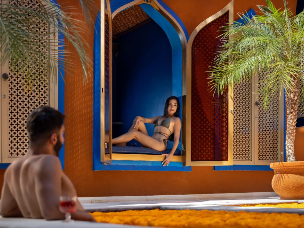 フォトジェニックなプランジプールの一角