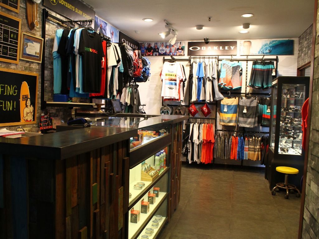 サーフスクール内