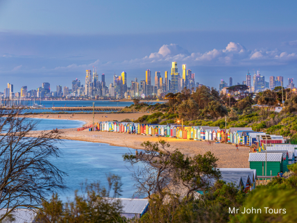 メルボルン、市内観光