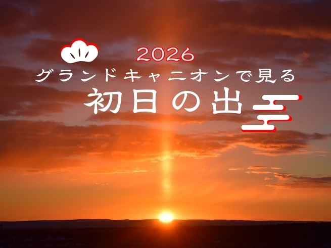 新春限定！初日の出・グランドキャニオン日帰り観光特別ツアー　