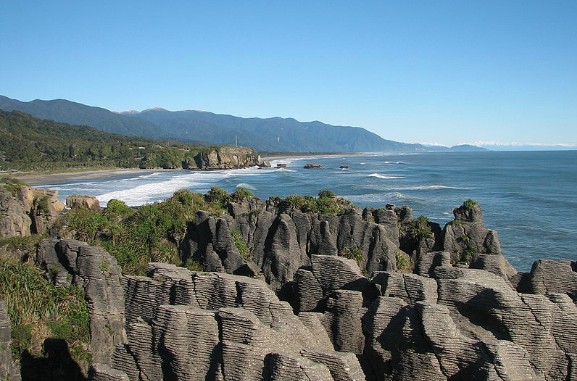 ★グレイマウス発着★ プナカイキ・パンケーキロックスとブローホール見学ツアー 
