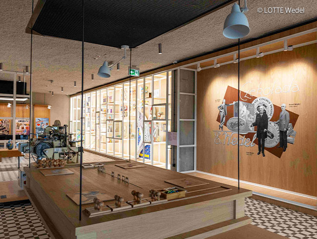 E.Wedelチョコレートファクトリー・ミュージアムへ入場