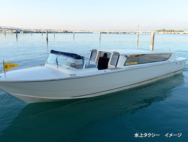 貸切水上タクシーで大運河を優雅にクルーズ