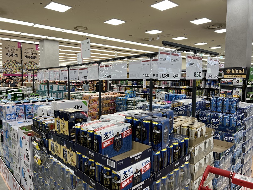 スーパーマーケットで韓国お買い物ツアー♪