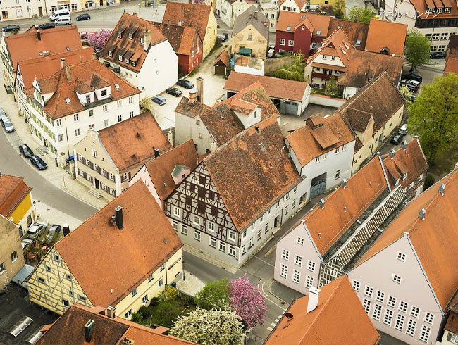 ディンケルスビュールとネルトリンゲンではゆっくり市内散策