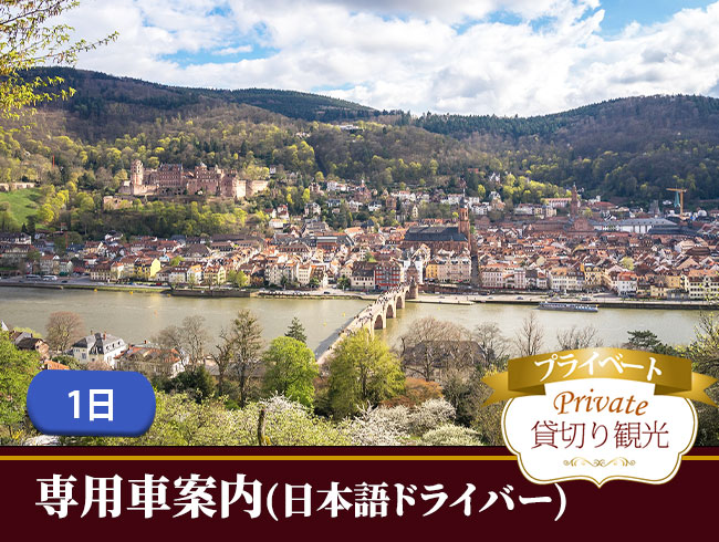 【プライベート】専用車で行くドイツの古都ハイデルベルク+リューデスハイムもしくはローテンブルク