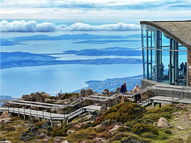 ウェリントン山からの絶景