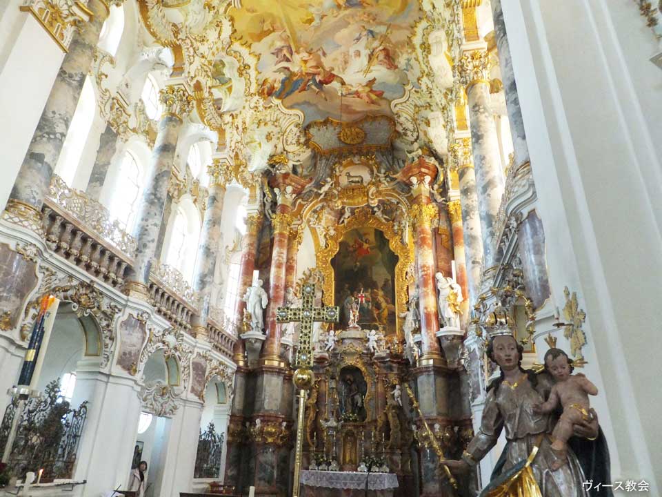 世界遺産 ヴィース教会入場
