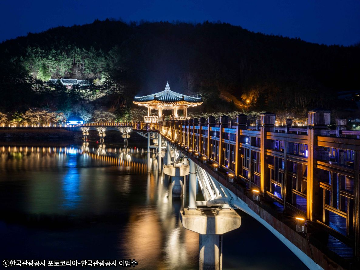 🌉月映橋で噴水ショーの鑑賞・散策⛲