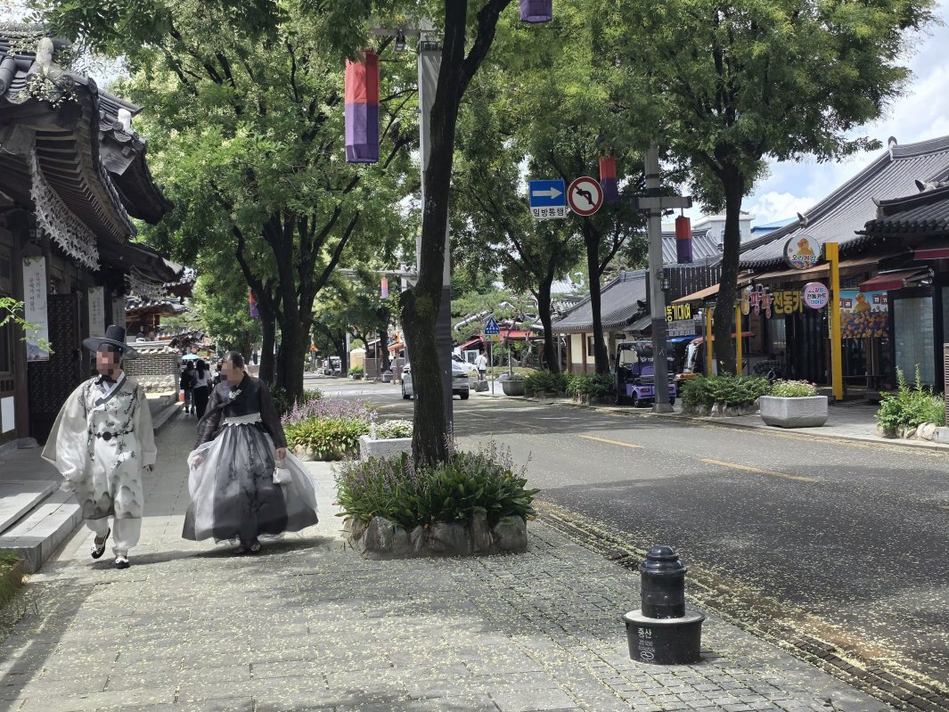 📍韓屋村で自由散策