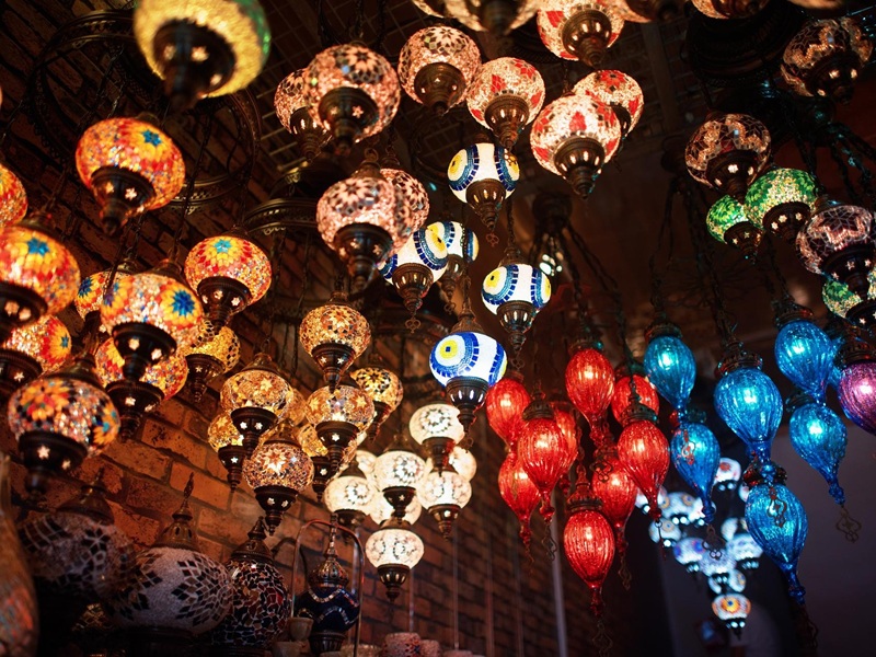 シンガポールのアラブストリートの街並み　