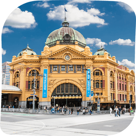 RWC 2027開催都市メルボルンの街並み