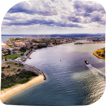 RWC 2027開催都市ニューキャッスルの街並み