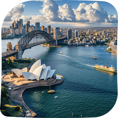 RWC 2027開催都市シドニーの街並み