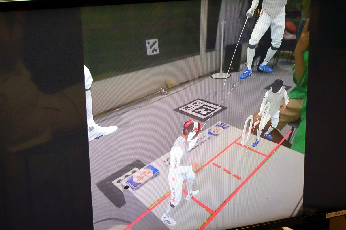 「XRフェンシング」体験