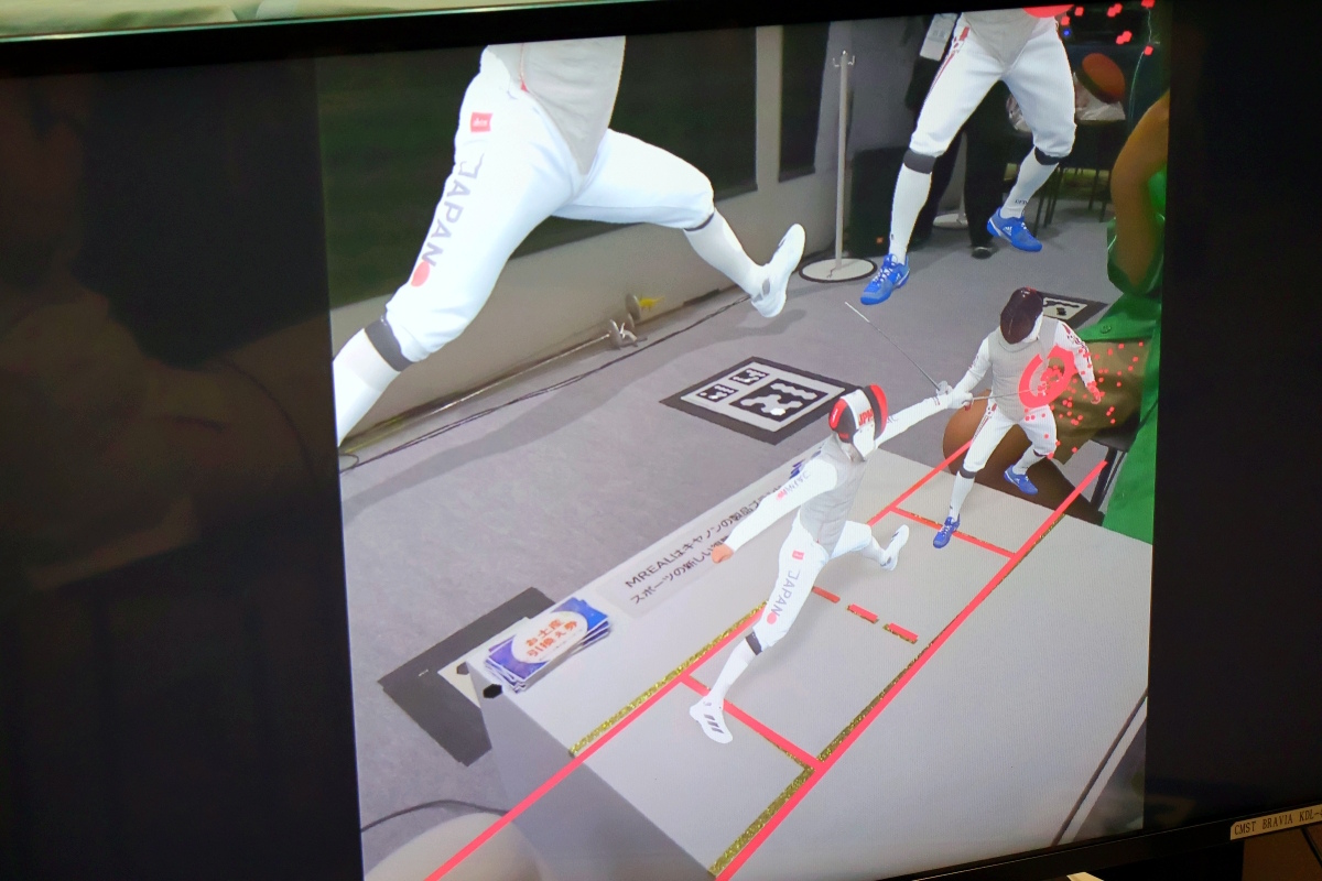 「XRフェンシング」体験