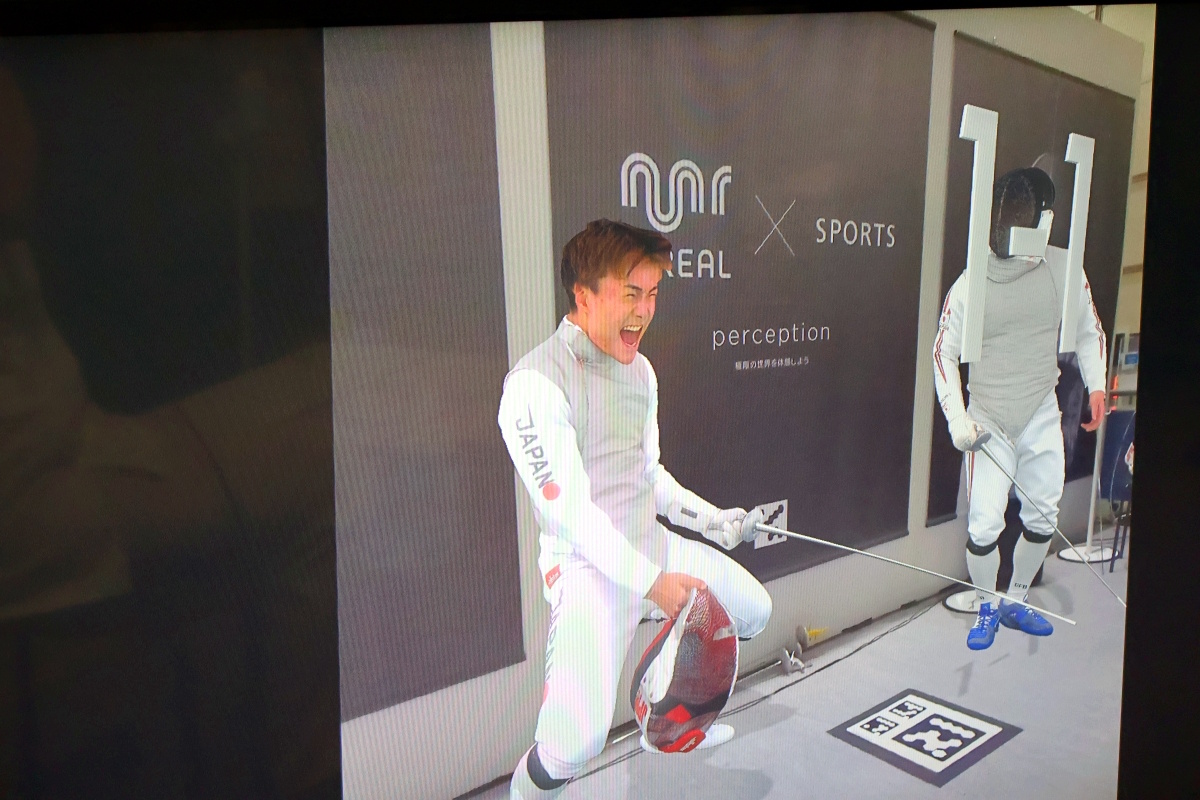 「XRフェンシング」体験