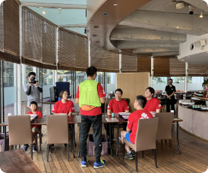 町会スタッフと合流