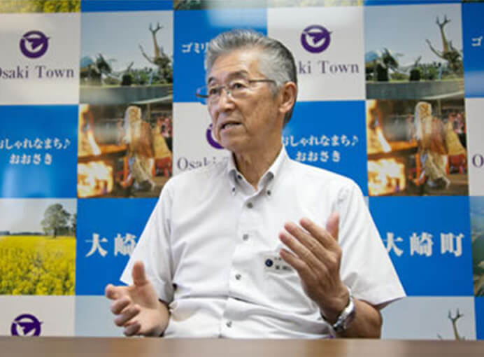 イメージ:ふるさと納税の成功によって、町に活気があふれています
